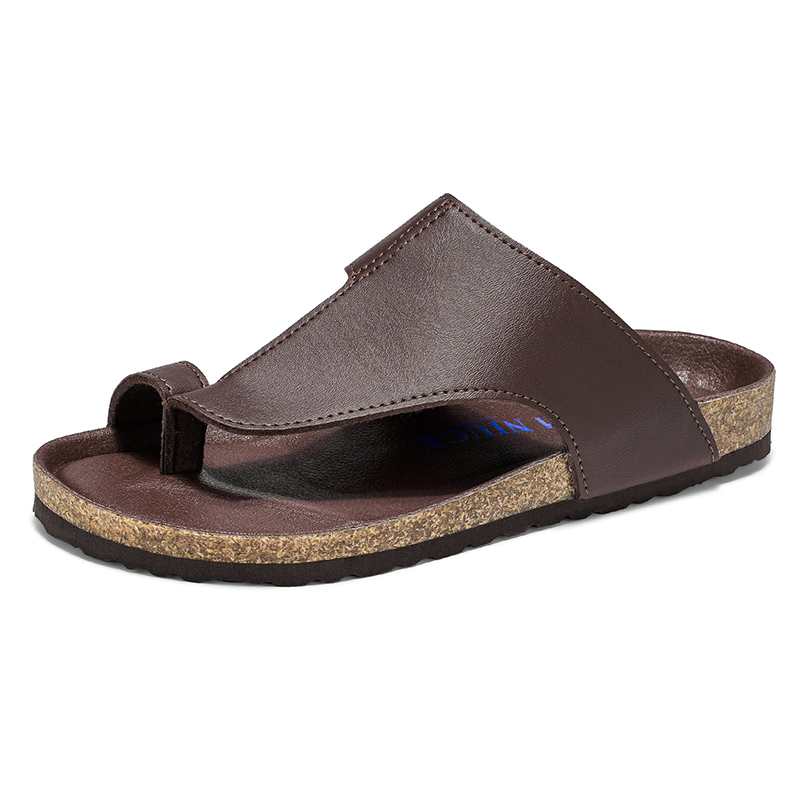Flip Flop Leather Men - Verão mais tamanho grande 48 49