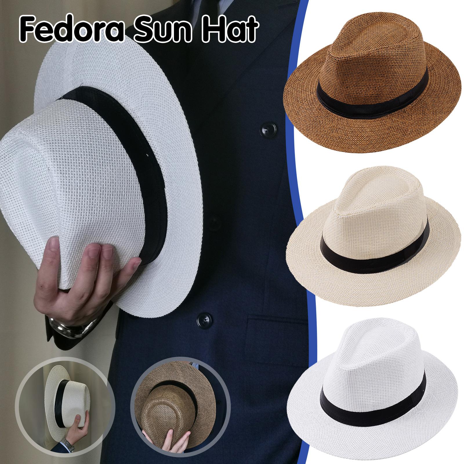 Bucket Hat Straw - Chapéu Panamá Masculino de Verão em