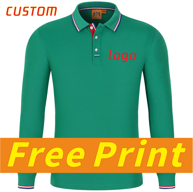 Polo Shirt Pique - Camisa POLO de Manga Longa Personalizada