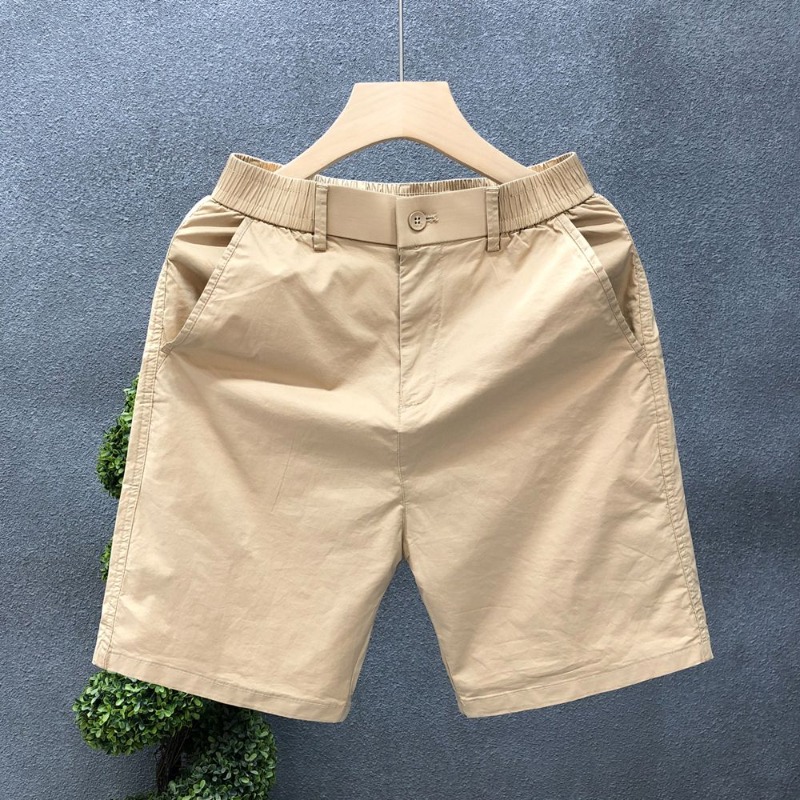 Shorts Chino Slim - Calças Chino Masculinas de Verão Slim