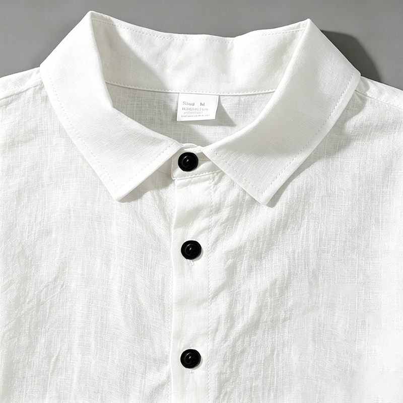 Conjunto Masculino de Linho de - Linen Shirt Breathable avaliação e preço
