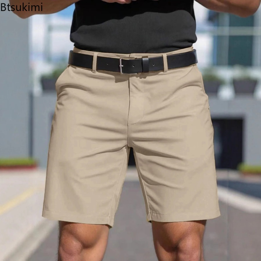 Novos Shorts Masculinos Slim d - Shorts Chino Slim avaliação e preço