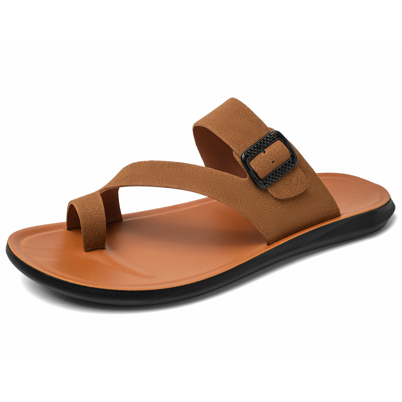 Novas Sandálias de Couro Artes - Flip Flop Leather Men avaliação e preço
