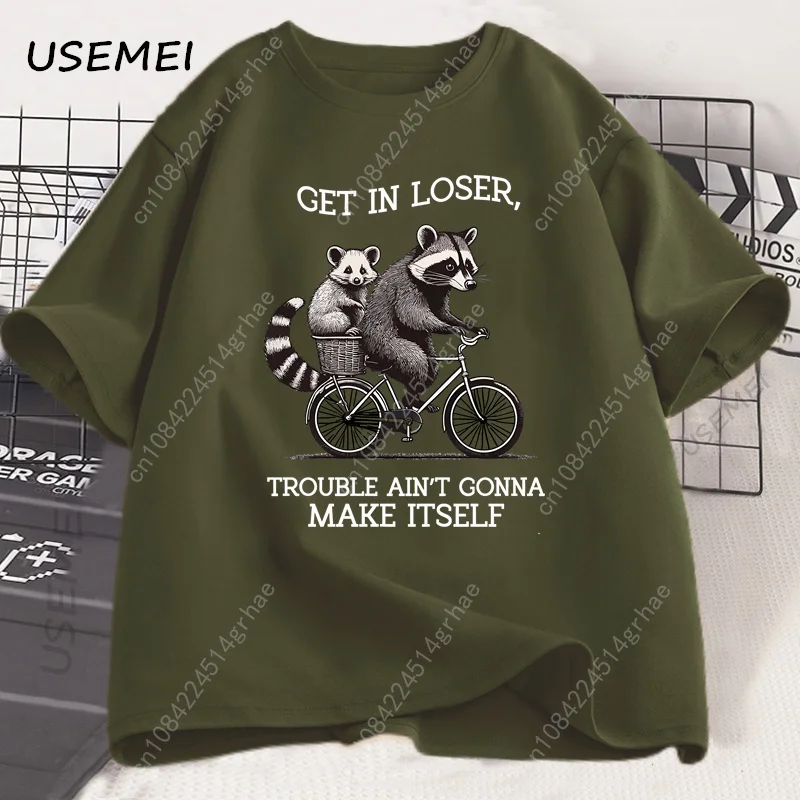 Camiseta 'Get in Loser' com Es - Tee Graphic Print avaliação e preço
