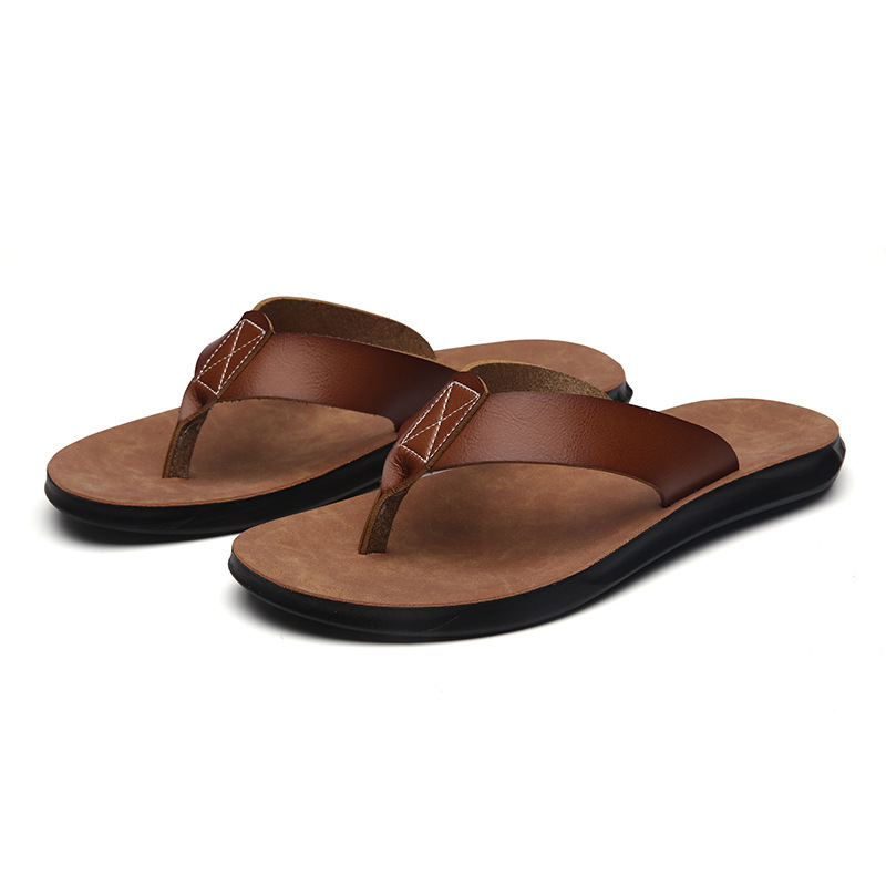 Chinelos de Couro Italiano Nov - Flip Flop Leather Men avaliação e preço