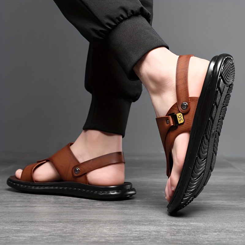 Chinelos de Couro Masculinos,  - Flip Flop Leather Men avaliação e preço