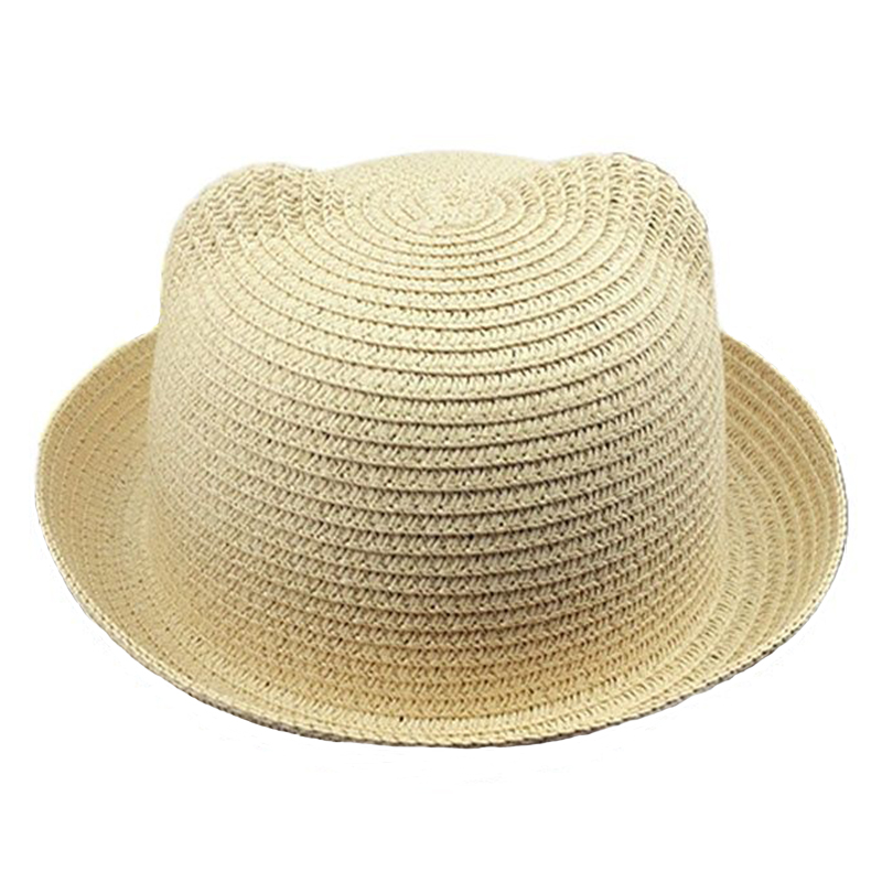 Bonito orelha de gato respiráv - Bucket Hat Straw avaliação e preço