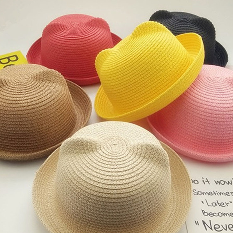 Bonito orelha de gato respiráv - Bucket Hat Straw avaliação e preço