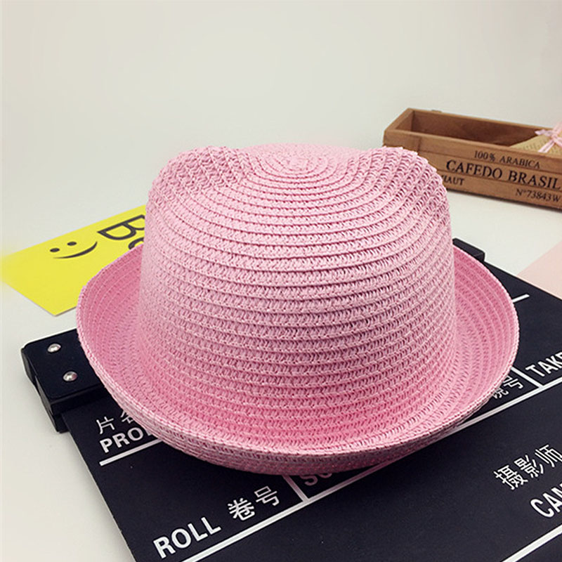 Bonito orelha de gato respiráv - Bucket Hat Straw avaliação e preço
