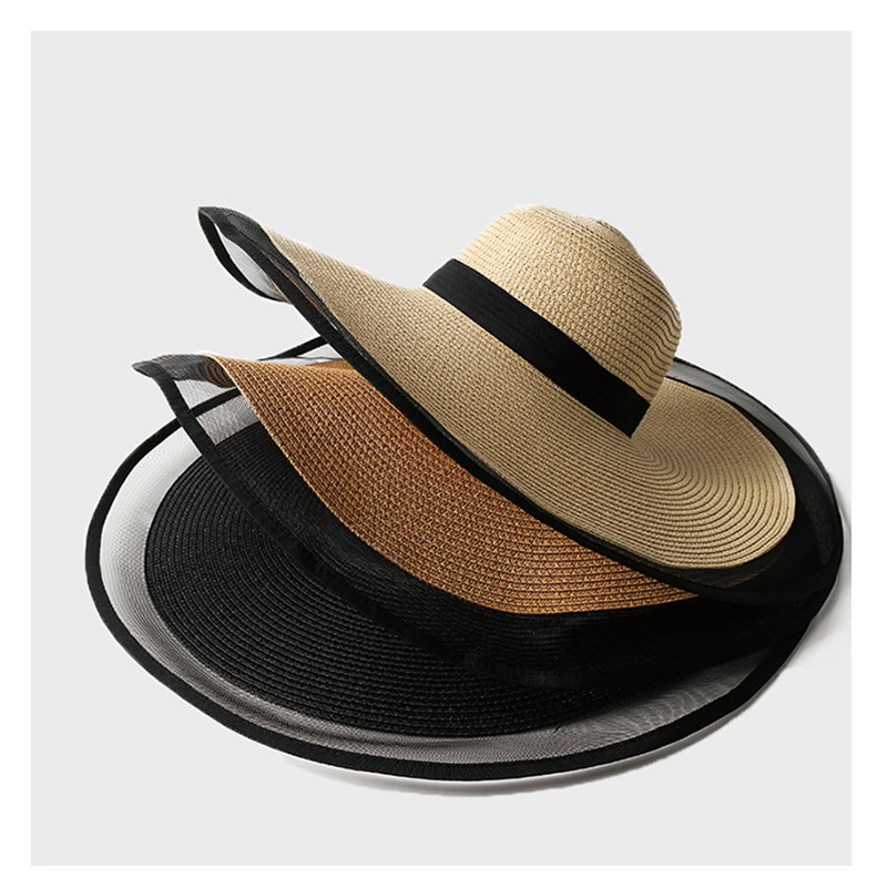 Chapéu de sol feminino grandes - Bucket Hat Straw avaliação e preço