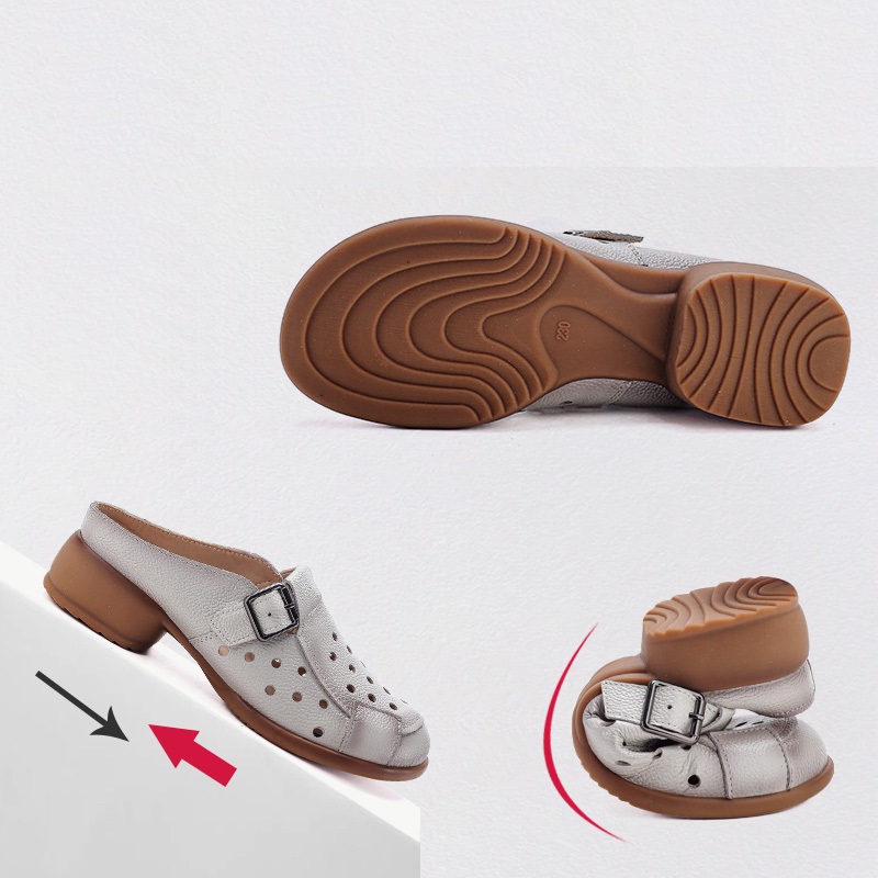 Novas Sandálias Femininas de C - Casual Sandal Leather avaliação e preço