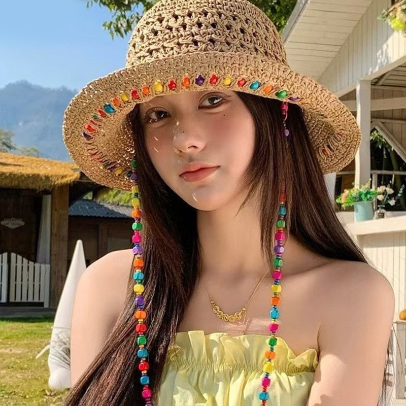 Chapéu de Praia Retrô Versátil - Bucket Hat Straw avaliação e preço