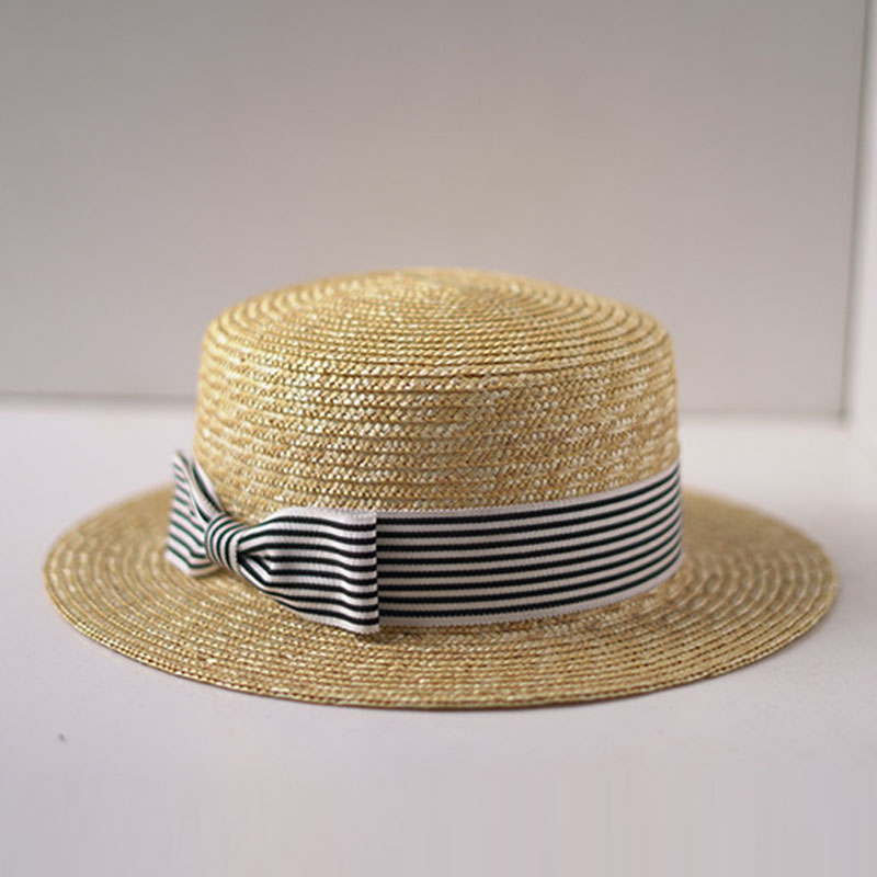 Aba larga Vôo Chapéus, Flat To - Bucket Hat Straw avaliação e preço