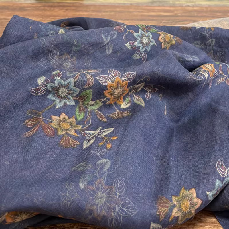 Tecidos de linho puro de alta  - Linen Shirt Breathable avaliação e preço
