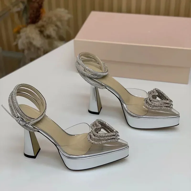 Plataforma de cristal amor dec - Casual Sandal Leather avaliação e preço